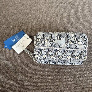 Vera Bradley Blue and White Owl Crossbody Bag